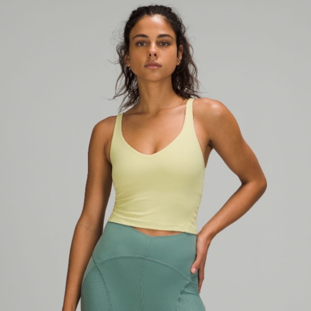 NWT Lululemon Align tank dew green size 12